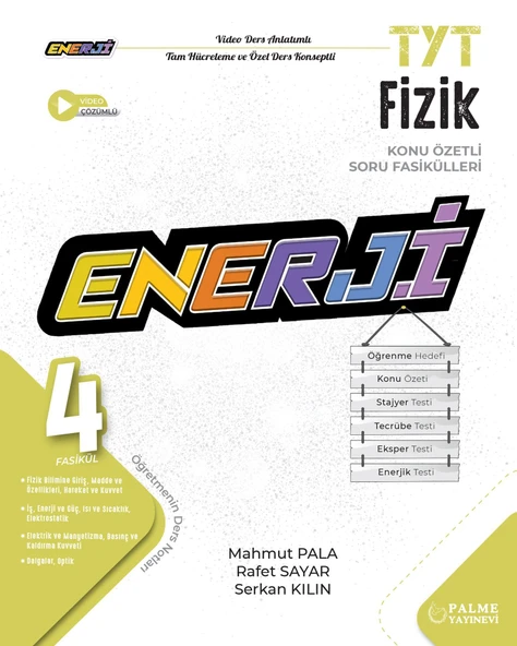 Palme Yayınevi Hazırlık Yks Tyt Enerji Fizik Konu Özetli Soru Fasikülleri ürün görseli 1