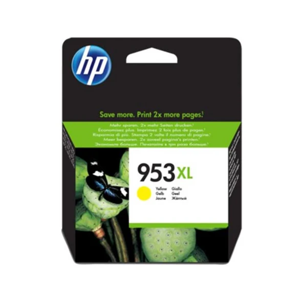 HP 953XL Yellow Sarı Yüksek Kapasite Kartuş F6U18AE ürün görseli 1