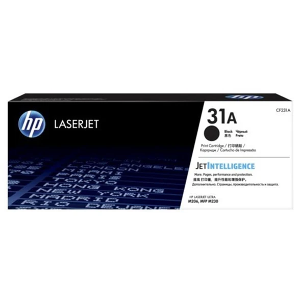 HP 31A Black Siyah 5.000 Sayfa Toner CF231A ürün görseli 1