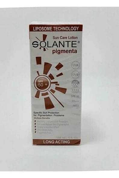Solante Pigmenta Lotion Spf 50+ Leke Karşıtı Güneş Koruyucu 150ml ürün görseli 1