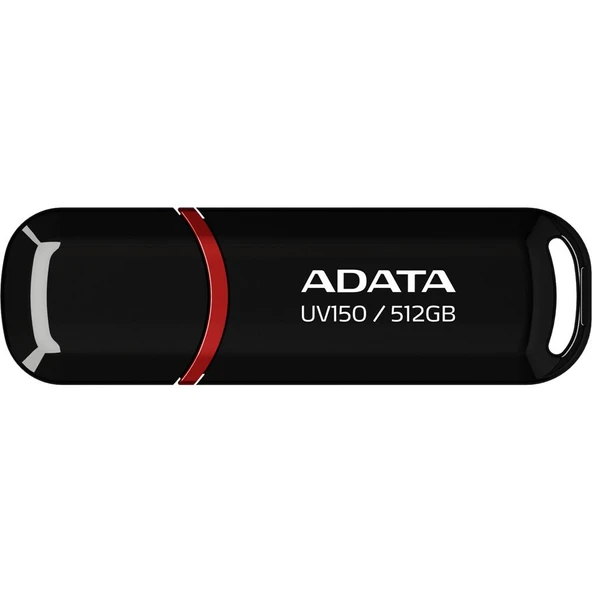 ADATA UV150-512GB USB3.2 Gen1 Black Flash Bellek ürün görseli 1
