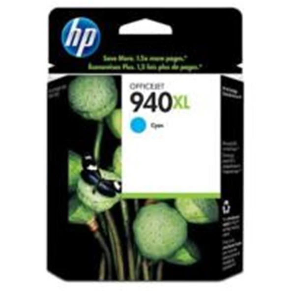 HP 940XL Cyan Mavi Yüksek Kapasite Kartuş C4907AE ürün görseli 1