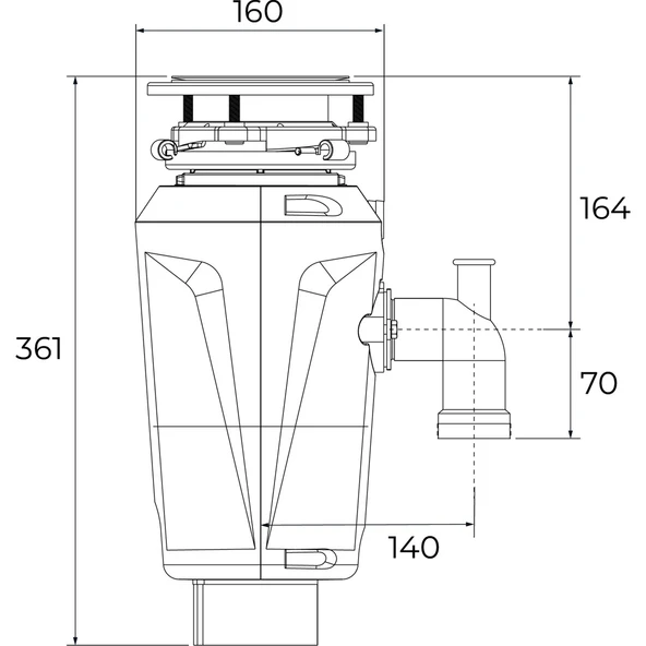 Teka TRS 520 Çöp Öğütücü – 115890042 - Resim 3