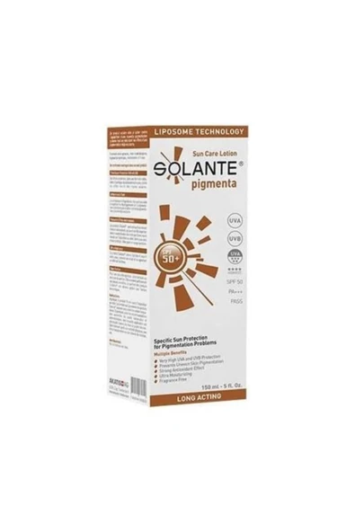 SOLANTE Pigmenta Koyu Lekelere Karşı Güneş Losyonu Spf 50+ 150 ml ürün görseli 1