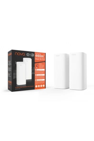Mx12 2 Li Paket Ax3000 Tüm Evi Kapsayan Mesh Sistemi - Resim 4