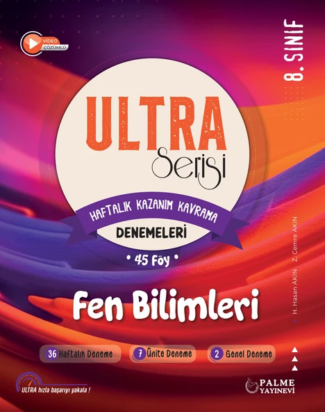 Palme Yayınevi Hazırlık 8. Sınıf Ultra Fen Bilimleri Haftalık Kazanım Kavrama Denemeleri ürün görseli 1
