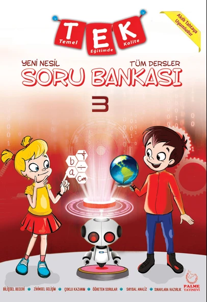 Palme Yayınevi Hazırlık 3. Sınıf Tek Tüm Dersler Soru Kitabı Yeni Nesil ürün görseli 1