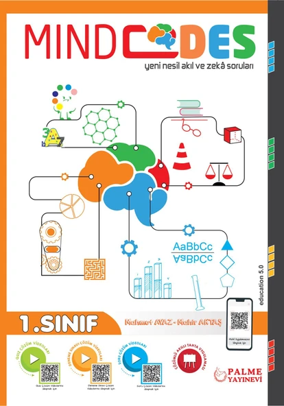 Palme Yayınevi Hazırlık 1. Sınıf Mind Codes Yeni Nesil Akıl ve Zeka Soruları ürün görseli 1