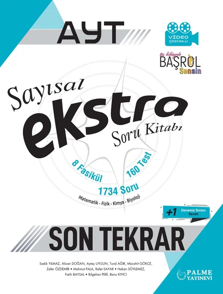 Palme Yayınevi Hazırlık Yks Ayt Ekstra Sayısal Soru Kitabı Son Tekrar ürün görseli 1