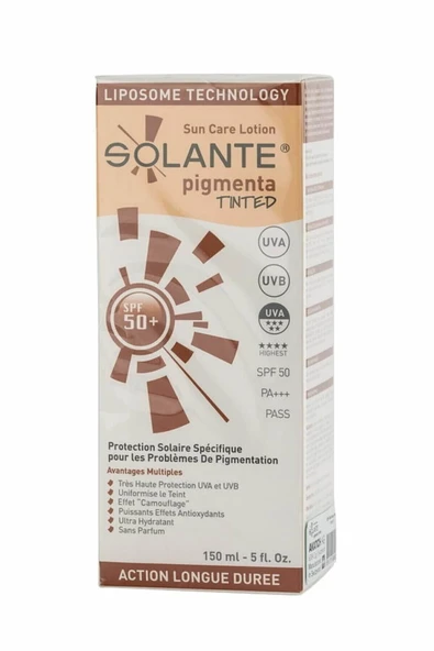 TOP LADY Solante Pigmenta Tinted Spf50 ürün görseli 1