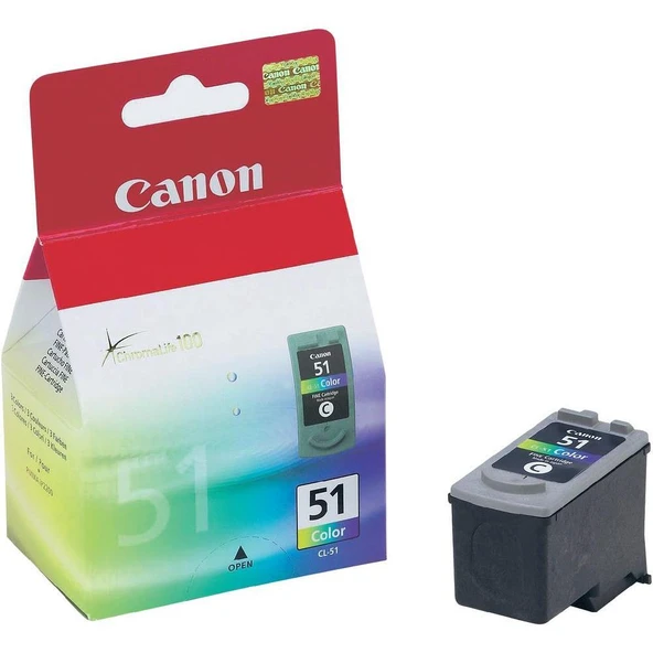 Canon CL-51 Renkli Kartuş MX300-310 MP140-150-160-210 IP2200-6210-6220 ürün görseli 1