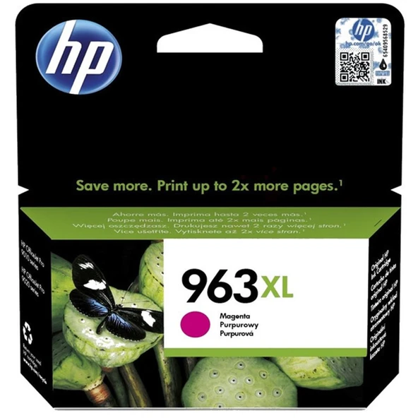 HP 963XL Yüksek Kapasite Magenta Kırmızı Kartuş 3JA28A ürün görseli 1