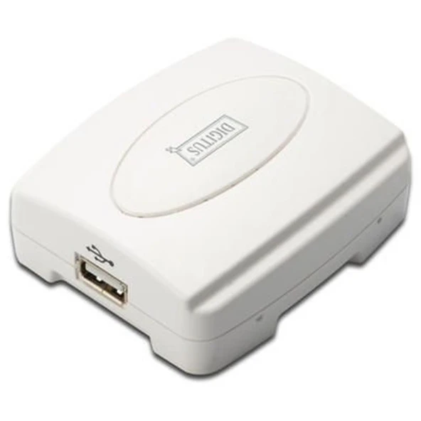 Digitus DN-13003-2 1 port Fast Ethernet Print Server, 1 x Usb ürün görseli 1