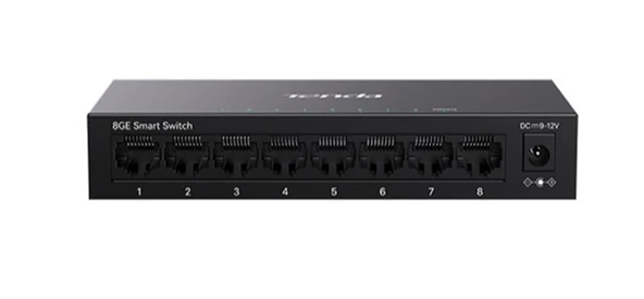Tenda TEG2208D 8 Port 10-100-1000 Switch Cloud Yönetilebilir Çelik Kasa Switch ürün görseli 1