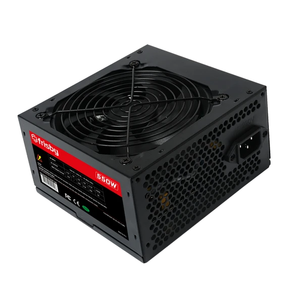 Frisby Fr-Ps55F12B 550W Power Supply 12Cm Fan (Ovp - Ocp - Scp Koruma Desteği) ürün görseli 1