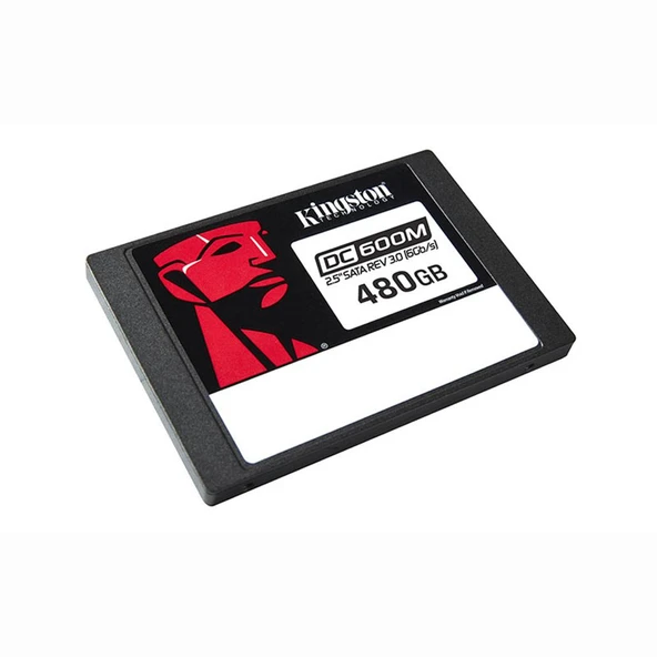 Kingston SEDC600M-480G 480GB 560-530MBS 2.5 SATA SUNUCU SSD ürün görseli 1
