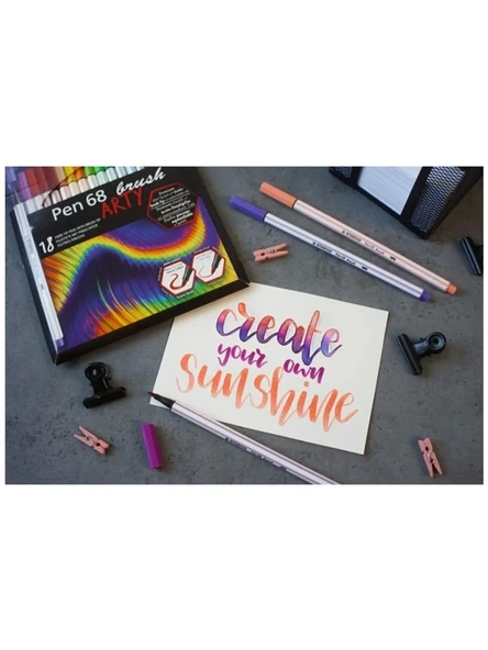 Stabilo Kreatif Set Arty 68 Li Pen+Point - Resim 3
