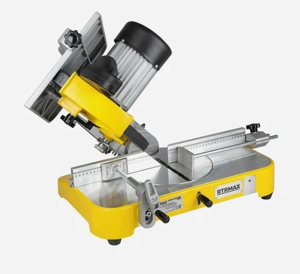 ÜSTTEN TABLALI YATARLI GÖNYE KESME MAKİNESİ 1100 W 300MM İNDÜKSİYON MOTOR RTRMAX ürün görseli 1