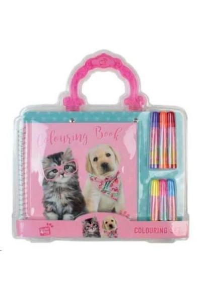 Dolphin Studio Pets Boyama Seti Çantalı Pt-0300 ürün görseli 1