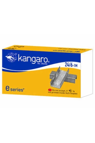 Kangaro Zımba Teli Eco No.24/6-1M Metalik (20 Li Paket) ürün görseli 1