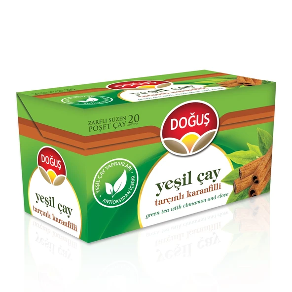 Yeşil Çay Tarçınlı Karanfilli Poşet Çay 20X1.75 Gram ürün görseli 1
