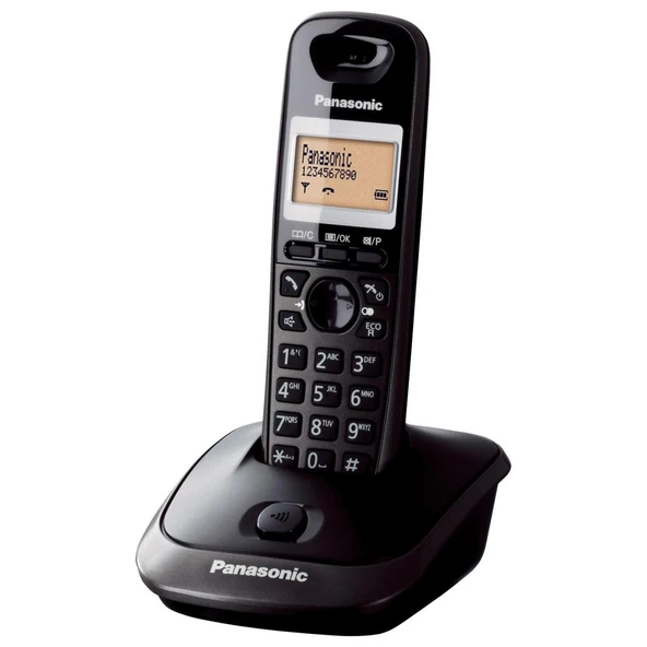 Siyah Telsiz Dect Telefon 50 Rehber Handsfree Kx-Tg2511 ürün görseli 1