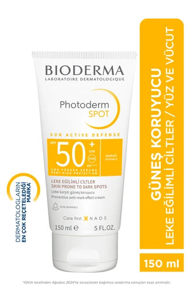 BİODERMA Photoderm Spot SPF 50+ Leke Karşıtı Güneş Kremi 150 ml ürün görseli 1
