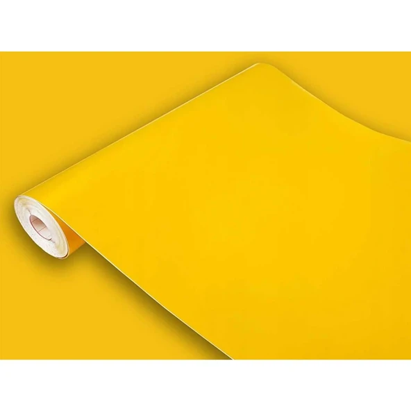 Etona Çok Amaçlı Yapışkanlı Dekor Rulo 45X2 Metre Sarı Etn-671 ürün görseli 1