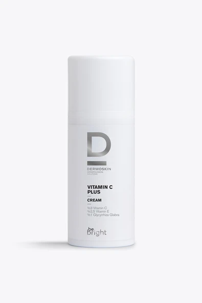 DERMOSKİN Be Bright Vitamin C Plus Krem | Leke Giderici | Nemlendirici Krem | C Vitamini Cilt Bakımı | 33 ml ürün görseli 1
