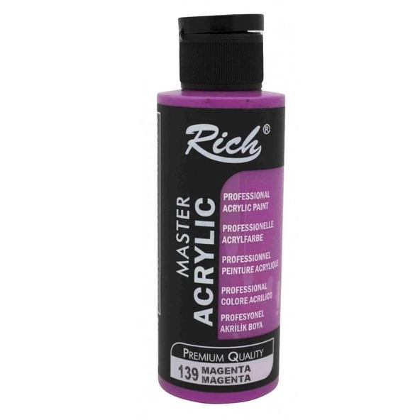 Rich Akrilik Boya 120 Cc Magenta 139 ürün görseli 1