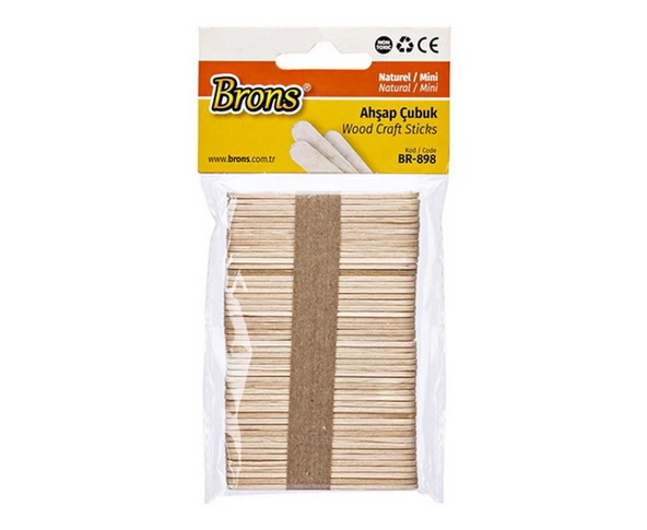 Brons Ahşap Çubuk Naturel Mini Br-898 ürün görseli 1