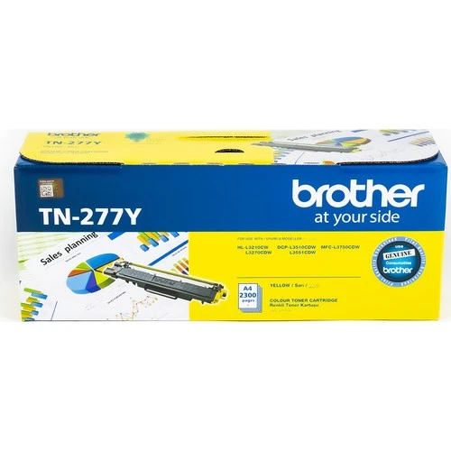 Tn-277Y 2.300 Sayfa Kapasiteli Yellow Sarı Toner Hl-L3270Cdw Dcp-L3551Cdw Mfc-L3750Cdw ürün görseli 1
