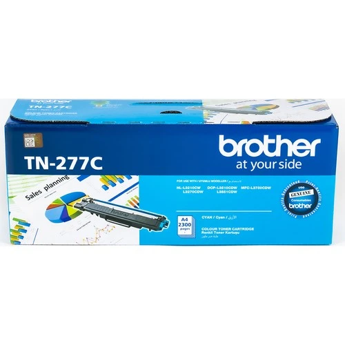 Tn-277C 2.300 Sayfa Kapasiteli Cyan Mavi Toner Hl-L3270Cdw Dcp-L3551Cdw Mfc-L3750Cdw ürün görseli 1