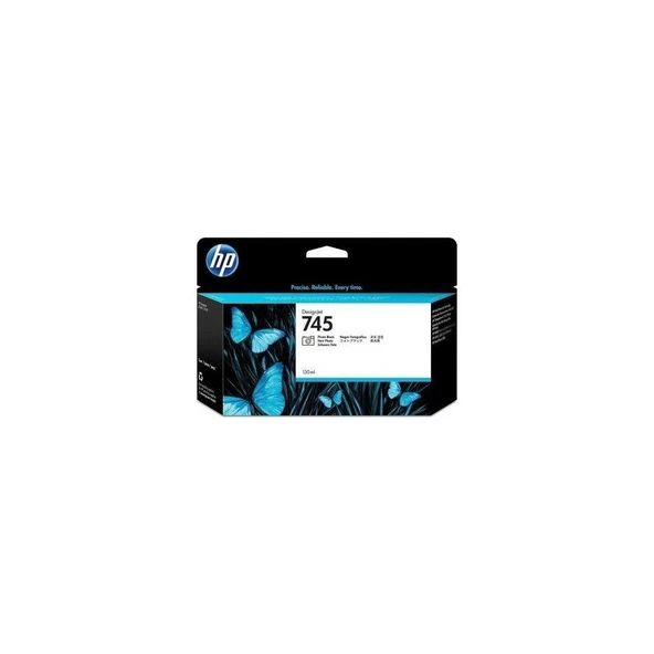 745 Photo Black Fotoğraf Siyah 130Ml Plotter Kartuşu F9J98A ürün görseli 1
