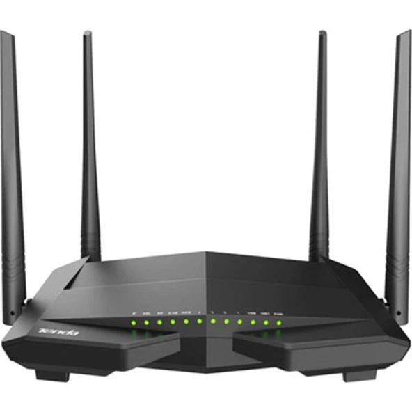 Tenda V12 867 Mbps 4 Port ADSL2+-VDSL Kablosuz Fiber Modem 4 Anten ürün görseli 1