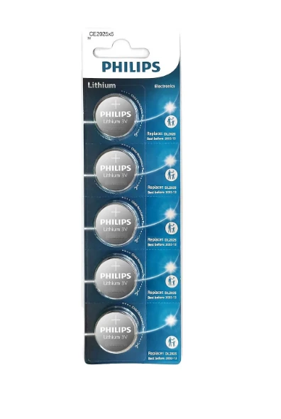 Philips Lithium Pil Cr2025 3.0V 5 Li ürün görseli 1