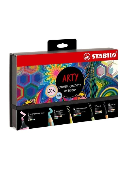 Stabilo Kreatif Pastel Mix Set Arty 50 Li ürün görseli 1