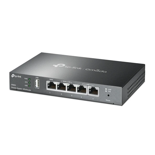 Tl-Er605 Gigabit Multi-Wan Omada Sdn Vpn Router - Resim 2