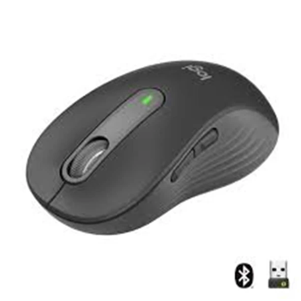 Logitech 910-006236 M650 L Signature Kablosuz Siyah El Tam Boyutlu Mouse ürün görseli 1