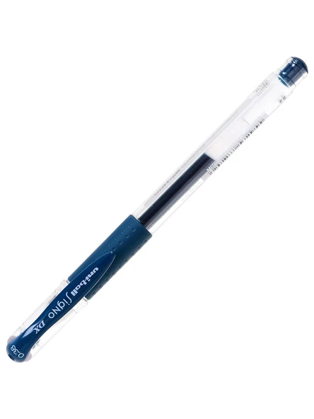 Uni-Ball Roller Kalem Signo Dx 0.38 Jel Kalem Mavi Siyah Um-151.38 (12 Li Paket) ürün görseli 1