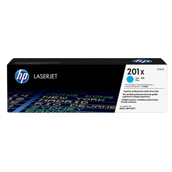 201X Cyan Mavi Yüksek Kapasite 2.800 Sayfa Kapasiteli Toner Cf401X ürün görseli 1
