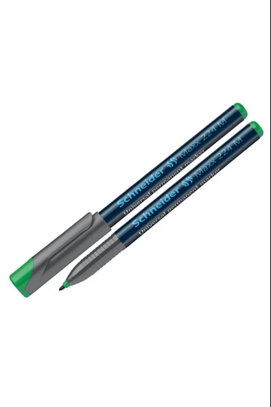 Schneider Asetat Kalemi Permanent M Seri 1 Mm Yeşil 224 SCP13 (10 Lu Paket) ürün görseli 1