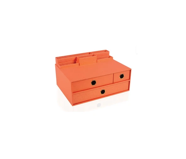 Gıpta Masa Üstü Organizer Set Pearl Orange 3 Çekmeceli Multi ORG1809 ürün görseli 1