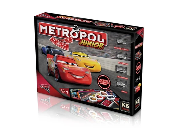 Ks Games Cars Metropol Junior Game Kutu Oyunu Cr10303 ürün görseli 1