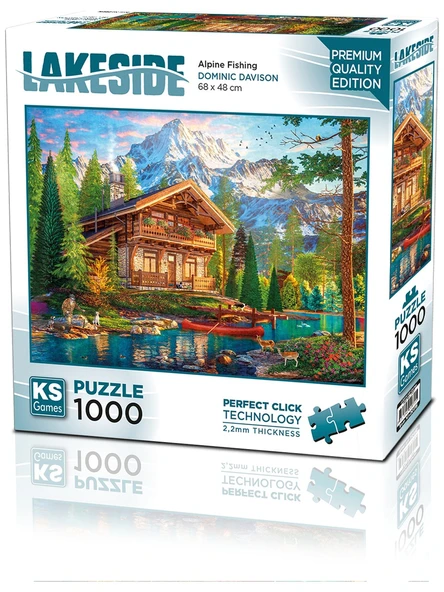 Ks Games Puzzle 1000 Parça Alpine Fishing 20815 ürün görseli 1