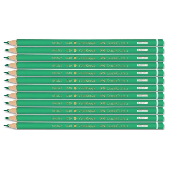 Faber-Castell Kopya Kalemi Yeşil 113 1440000 (12 Li Paket) ürün görseli 1
