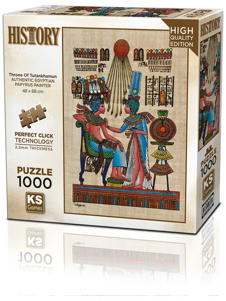 Ks Games Puzzle 1000 Parça Papirus Throne Of Tutankhamun 20743 ürün görseli 1