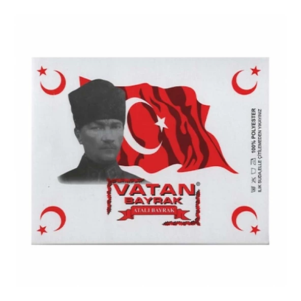 Vatan Atatürklü Bayrak 70X105Cm Vt0210 ürün görseli 1