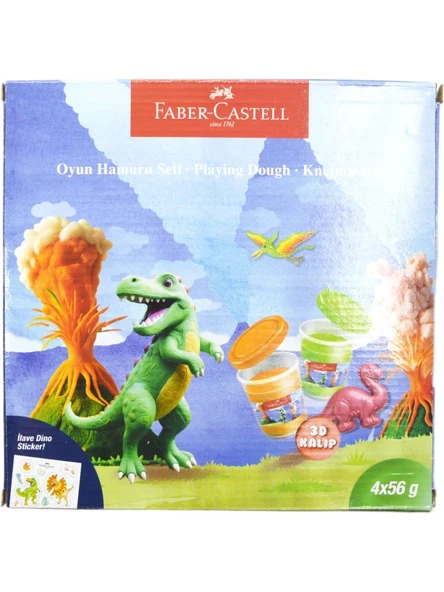 Faber-Castell Dino Oyun Hamuru Seti 5170 000047 ürün görseli 1