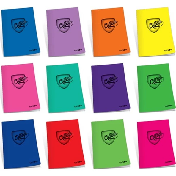 Çınar A5 Plastik Kapak Defter College Dikişli A5 60 Yaprak Kareli 60/4 75002 (12 Li Paket) ürün görseli 1